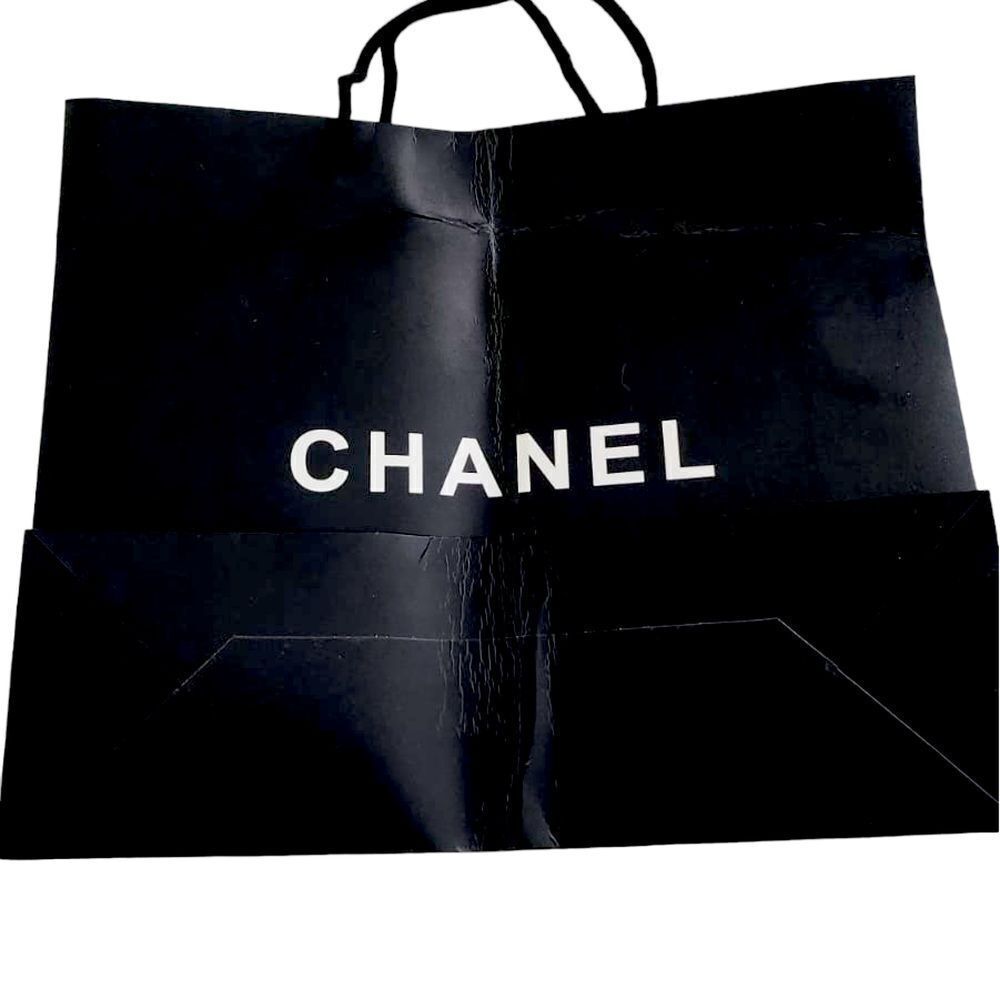 Authentic Chanel Paper Bag Medium Size